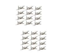 EXCEART 200 Pièces Fleur De Noël Clip Maison Accessoires pour La Maison Accessoires d'image Ornements d'arbre De Noël Clips pour Pinces Miniatures Décors Multifonctionnels s Fer