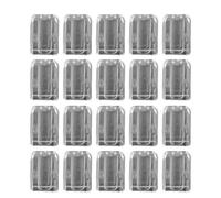 EXCEART 20pcs Couvercle de Protection pour Brosse à Dents Électrique en Plastique Réutilisable et Facile à Nettoyer, Étui de Voyage Pratique pour Usage Quotidien et Déplacements