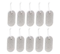 EXCEART 20pcs Pierre de Roche pour Pédicure Exfoliante et Massage des Pieds en Pierre Naturelle, Outil pour Usage Personnel et Salon de Beauté