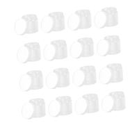 EXCEART 20pièces Bouteilles Plastique Rondes à Ouverture Large Vides pour Emballage Alimentaire Lot Couvercles Contenants