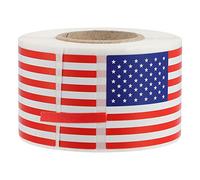 EXCEART 250Pcs 4th of July Stickers American Flag Stickers Self Adhesive USA Star Flag Patriotic Sticker Party Favor present Decals for Party Home Independence Day Decor
