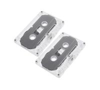 EXCEART 2pièces Cassette Vierge Soi-même Fournitures pour Décoration De Cassettes Accessoires pour Vides