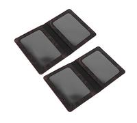 EXCEART 2pièces Étuis De Protection pour Passeport Cuir Synthétique Étuis pour Cartes De Crédit pour Cartes Portables pour Documents De Voyage