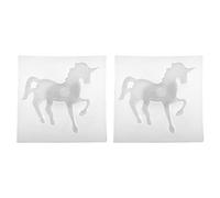 EXCEART 2pièces Moules Silicone pour Résine Époxy Forme De Cheval Moules De Moulage pour Décorations DIY Lot de pour Bricolage