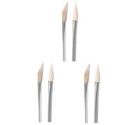 EXCEART 3 Ensembles Couteau De Polissage Calibreur Grattoir Brunissoir Souder Anneaux Bijoux Outil Carbure Brunisseurs Poêle Perles Bracelets Trousse Acier Inoxydable 2 Pièces * 3