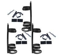EXCEART 3 Ensembles Support Extincteur avec Sangle pour Coffre de Voiture, | Fixation Sécurisée, Accès Rapide en Urgence, Ajustement, sans Perçage pour Extincteur