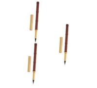 EXCEART 3 Pièces Pinceau pour Stylo Plume Stylo De Stylos De Portables Stylos Pinceaux Doux Pinceaux De Style Fontaine Pinceau De Bois