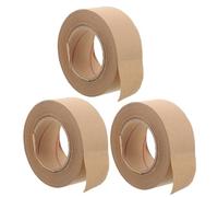 EXCEART 3 Rouleaux Ruban Adhésif et Protection des Œuvres D'art Fixation Forte de Cadrage Marron Colle Soluble à L'eau pour Encadrement et Peinture Aquarelle