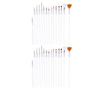 EXCEART 30pièces Kit De Stylos Pour Décoration De Gâteau Fondant Biscuits Et Desserts Outils De Peinture Pour Gâteaux Et Sucre