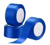 EXCEART 3rouleaux Ruban Satiné Large Pour Lot Profond Pour Bricolage Mariages Et Décorations Élégantes