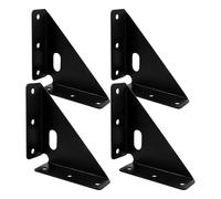 EXCEART 4 Pièces Équerres de Renfort Épaisses pour Angles de Lit Fixation Triple Face Supports Robustes pour Meubles et Armoires