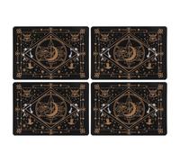 EXCEART 4 Pièces Tapis de Découpe A5 8,7x6 en Pvc Haute Densité, Réutilisable et Protecteur de Table pour Loisirs Créatifs et Scrapbooking avec Grille Précise