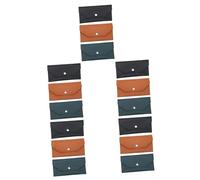 EXCEART 5 Ensembles Porte-Cartes Portefeuille en PU Accessoires De Clés Étiquette Gadgets Portefeuille PU Évier Multifonction Porte-clés De Décoration S'agiter Unité Centrale 3 Pièces * 5