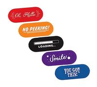 EXCEART 5 Pièces Coffret de Caches Webcam Créatifs Protection pour Ordinateurs et Couvre Espionnage