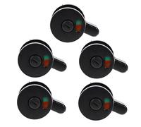EXCEART 5 pièces Coffret de Verrous de Porte Indicateur de Confidentialité pour Publiques Serrure à Indicateur Vacant Occupé Durable pour Communs