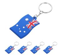 EXCEART 5 Pièces Porte-clés Accessoire Mignon Léger en Pvc et Multifonctionnel Drapeau Allemand pour Clés et Paquet à Dos, pour Bureau et Décoration Stylée
