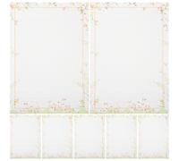 EXCEART 50 Pièces Papier à Lettres Élégant de Style Vintage, Papier Décoratif Vierge pour Écrire, Épaisseur Optimale, Écriture Fluide, pour Écrire des Poèmes Notes