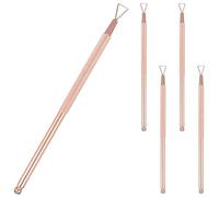 EXCEART 5pcs Coupe-cuticules en Acier Inoxydable Léger et Simple D'utilisation pour Manucure Professionnelle et Usage Personnel à Domicile