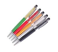 EXCEART 5pièces Stylet à Strass pour Tablette Stylet Capacitif Cristal pour Écran Tactile Stylo à Bille pour Téléphone et Ordinateur Portable Jaune