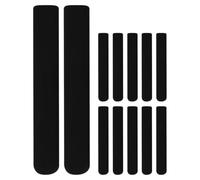 EXCEART 6 Paires Horbomoteurs de lunettes Housse de jambe de lunettes Black