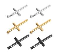 EXCEART 6 Pièces croiser Penders religieux pendentif religieux Pendentif pour les boucles d'oreilles