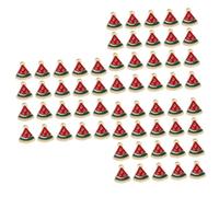 EXCEART 60pièces Pendentifs Mini Pastèque Charms Pour Création De Bijoux Colliers Bracelets Et Accessoires
