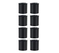 EXCEART 8 Pièces Pieds de Bibliothèque Ronds Réglables en Plastique ABS | Support Stable, Protection des Sols, Rehaussement Pratique, Remplacement de Pieds Cassés pour Mobilier Domestique