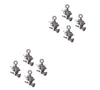 EXCEART 80 Pcs Croix Collier Femmes Colliers Crucifix Pendentif Mini Sorcière Charmes Boucle d'oreille DIY Vintage Alliage Charme Pendentifs pour Sorcière Forme Pendentifs