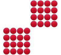 EXCEART 80pièces Nez De Clown Mousse Rouge Accessoires Cosplay pour Et Déguisements pour Événements Thématiques Et Halloween