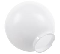 EXCEART Abat-jour Rond en Acrylique 20 Cm, Abat-jour de Remplacement Opaque Blanc Laiteux, pour Globe D’éclairage Extérieur, Protection Étanche pour Lampadaire de Jardin, Accessoire