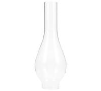 EXCEART Abat-Jour Verre Pour Lampe À Huile Kérosène 5Cm X 9.6In Long Cheminée En Verre Transparent Style Rétro Remplacement Pour Lanterne À Pétrole