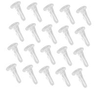 EXCEART Accessoires de Bijoux Remplacement de Support de Boucle D'oreille 100 Pièces de Sécurité Souples pour Tiges de Boucles D'oreilles