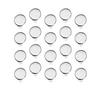EXCEART Accessoires De Clips Oreilles Inoxydable Support Pour Création De Boucles Oreilles Argenté Élégant Et Pratique