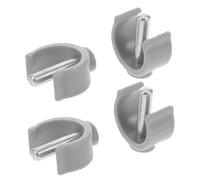 EXCEART Accessoires pour Déambulateur et Canne de Marche 4pcs Pince de Verrouillage de C en Abs et Acier Facile à Installer pour Usage Polyvalent