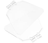 EXCEART Accessoires pour Outils 2 Feuilles de Protection Transparentes pour Meuleuse d'Angle Visserie Incluse pour Protection de Banc en Atelier