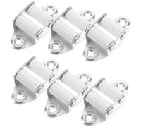 EXCEART Accessoires pour Stores Enrouleurs 6 Pièces pour Réduire l'usure Sangle Roulante en Alliage D'aluminium Blanc, Guide de Chaîne Facile à Installer