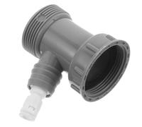 EXCEART Adaptateur de Tuyau de Crépine en Y pour Évier Cuisine 45 MM | Pp, Installation Facile, Prévention du Débordement, Raccord Standard, pour Lave-vaisselle et Évacuation