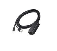 EXCEART Adaptateur Ethernet Micro USB vers Mbps pour TV Et Réseau sans Fil Noir