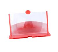 EXCEART amplificateur vidéo pour téléphone écran pour téléphone Portable amplificateur de téléphone loupe d'écran Phone Bracket Support Telephone Main Lunettes loupe amplificateurs Rouge