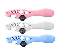 EXCEART Ampoule Ouvre Décapsuleur 3 Pièces Multifonctionnel Bouchon du Flacon Remover avec Meule Ampoule Dispositif De Coupe pour La Maison Usage