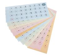 EXCEART Autocollants pour Agenda Quotidien Vintage 12 Feuilles - Stickers Chiffres Calendrier Adhésifs pour Scrapbooking, Organisation Journaux, Calendriers Bureau et Scolaire,