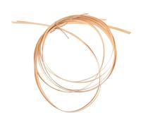 EXCEART Bandes De Vannerie en Bambou Naturel 1 Cm x 0,05 Cm 4 m 2 Pcs pour Loisirs Créatifs De Bricolage Artistes Décoration Mariage Artistique Artisanat