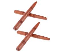 EXCEART Bâton de Massage en Bois 4pcs, Outil D'acupression pour Pieds et Corps, Texture Lisse, Améliore le Sommeil, pour Bureau et Yoga
