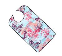 EXCEART Bavoir Adulte Réutilisable Imperméable à L'eau Protecteur de Vêtements Super Absorbant Repas Salive Serviette Manger Tablier Art Blouse pour Hommes Femmes Personnes Âgées Handicap