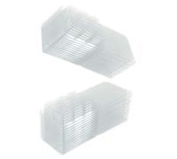 EXCEART Boîte à Dragées en Plastique Transparent 30pcs, Fondants de Cire Cubiques 6-Compartiments, Conçue pour Création Artisanale et Petites Entreprises