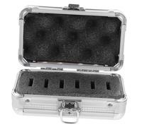 EXCEART Boîte à Filtres Télescope en Alliage D'aluminium Rigide Léger, Mallette De Voyage Compacte Mousse, Rangement Protège-oculaires pour Astronomes Nomades, Couleur Métal Argenté