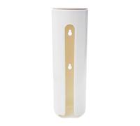 EXCEART Boîte de Rangement Murale en PP et Bois Pompe Design Simple et Élégant pour Coton Démaquillant pour Salle de Bain à Domicile