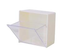 EXCEART Boîte de Rangement Murale Facile à Nettoyer pour Blanc Couvercle Rabattable pour Bureau et Table à Manger