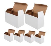 EXCEART Boîte En Carton Ondulé 10 Pcs 16x8x10 Cm Pour Expédition Et Résistante Et Multi-usages Pour Déménagement Et Transport De Vin