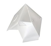 EXCEART Boîte Lumière Photo Portable avec LED Double Bande et Fond Studio Photo Professionnel pour Petits Objets et Accessoires Alimentation USB pour Photographie Produits Ligne